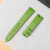 Custom handmade green satin watchband replacement for Breguet Queen Of Naples straps