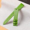 Custom handmade green satin watchband replacement for Breguet Queen Of Naples straps