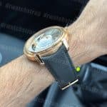 Audemars Piguet leather strap replacement 24mm black Alligator watch band