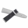 Custom handmade grey alligator watch bands for Audemars Piguet Code 11.59 straps