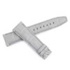 Custom handmade grey alligator watch bands for Audemars Piguet Code 11.59 straps
