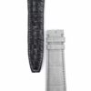 Custommade grey alligator watch band for Audemars Piguet Code 11.59 strap