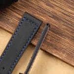 Buy Custom Blancpain Fifty Fathoms Sailcloth strap Black Canvas Velcro Nylon watch straps 20mm 23mm 24mm (1)