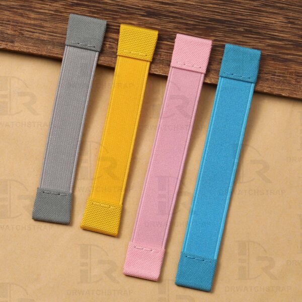 Buy Custom elastic watch band for Omega x Swatch strap orange yellow