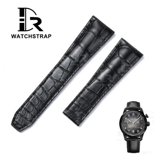 Buy Custom genuine alligator leather watch bands replacement for Maurice Lacroix Pantos luxury watch strap (1)
