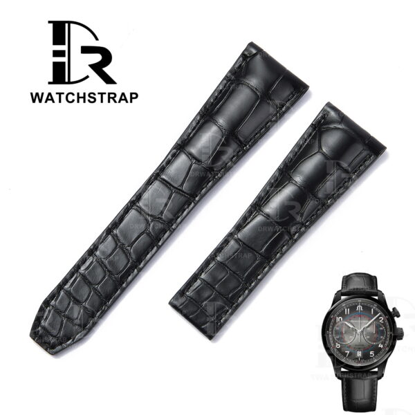 Buy Custom genuine alligator leather watch bands replacement for Maurice Lacroix Pantos luxury watch strap (1) Buy Custom genuine alligator leather watch bands replacement for Maurice Lacroix Pantos luxury watch strap (1)