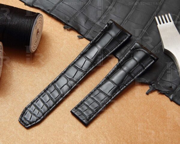 Buy Custom genuine alligator leather watch bands replacement for Maurice Lacroix Pantos luxury watchbands (1) Buy Custom genuine alligator leather watch bands replacement for Maurice Lacroix Pantos luxury watchbands (1)