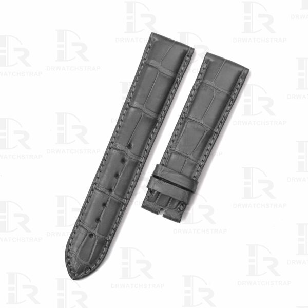 Buy Custom handmade Gray replacment alligator watch band for Vacheron Constantin strap
