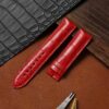 Buy custom Maurice Lacroix Les Classiques Red leather watch strap 14mm 16mm 18mm 20mm 22mm 24mm bands replacement for sale (1)