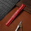Buy custom Maurice Lacroix Les Classiques Red leather watchband 14mm 16mm 18mm 20mm 22mm 24mm bands replacement for sale (1)