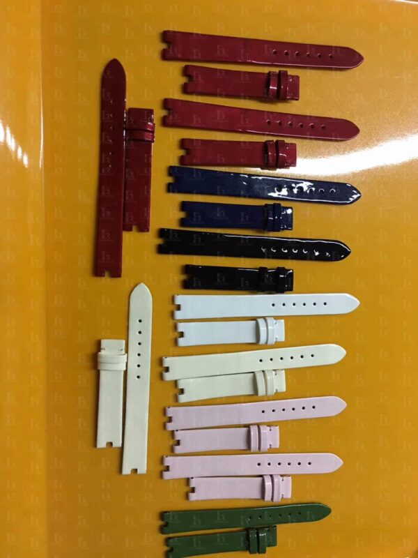 Bvlgari B Zero 1 ladies watch replacement strap watchband Red white pink