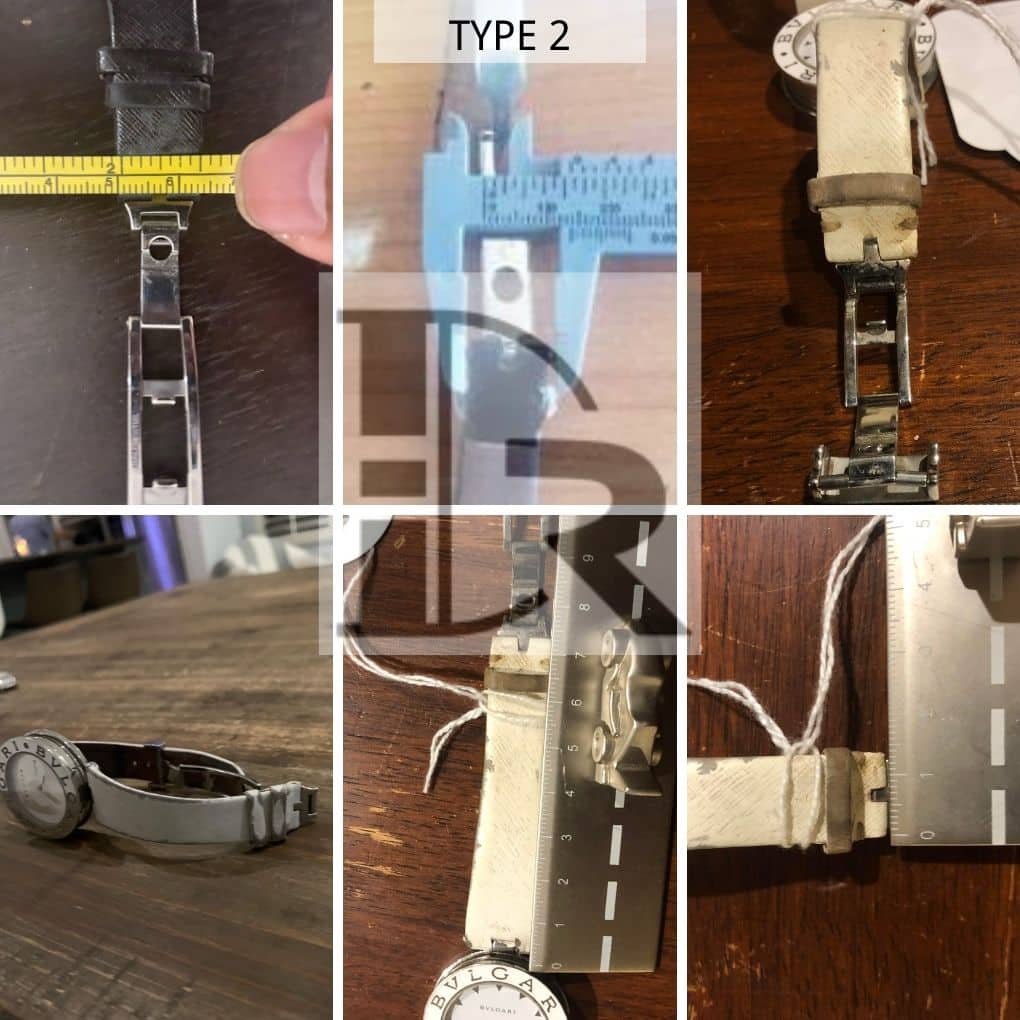 Bvlgari B Zero 1 leather watch band deployment buckle type instructions