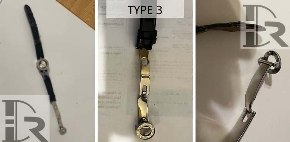 Bvlgari B Zero 1 leather watch band deployment buckle type instructions