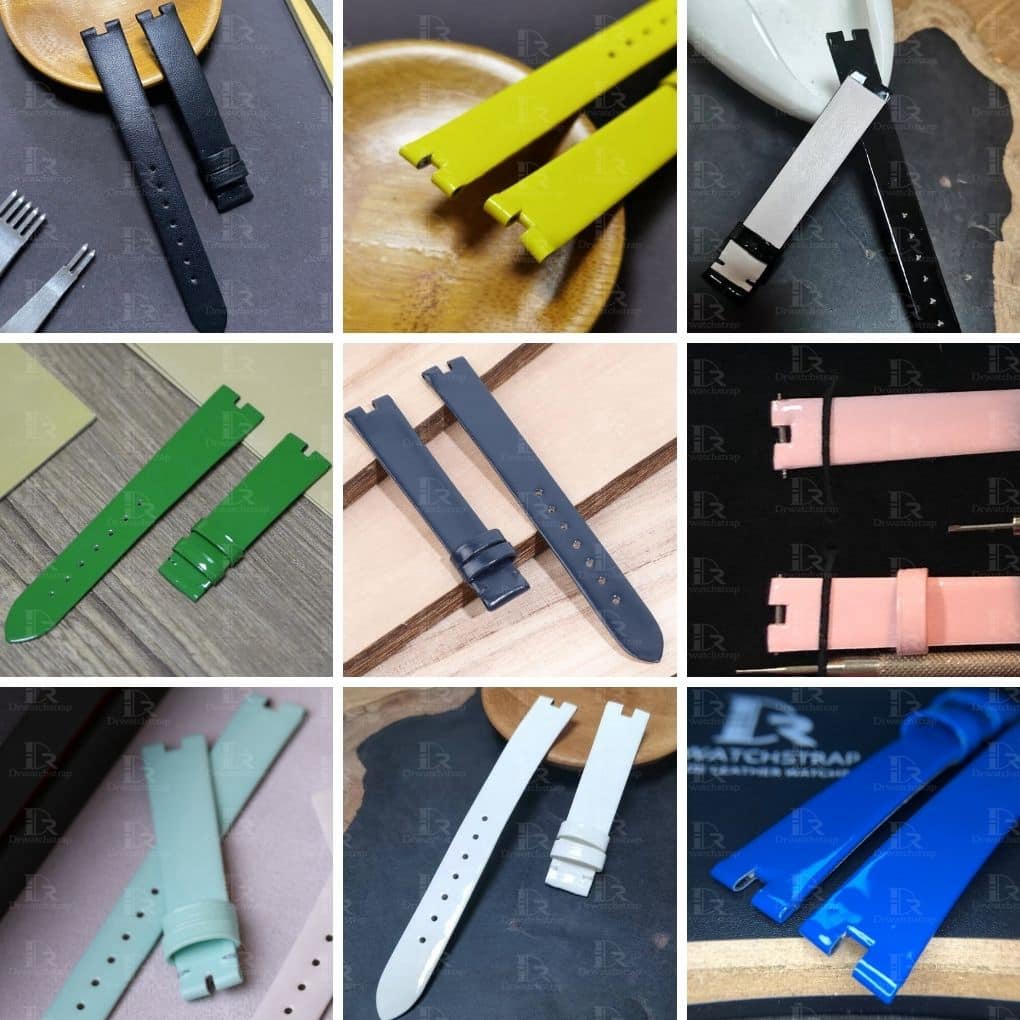 Bvlgari B Zero 1 leather watch band replacement strap