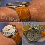 colorful alligator leather replacement strap for Cartier Ballon Bleu de watch band