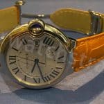 Cartier Ballon Bleu Orange Alligator leather watch band (4)