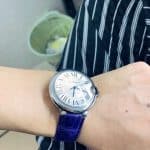 Cartier Ballon Bleu Black Alligator leather watch strap