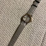 Chopard Happy sport watch band blue leather replacement for sale 15mm 18mm