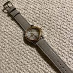 replacement Chopard black leather watch band