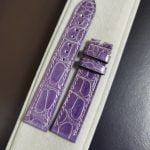 Handmade Alligator leather strap fit for Chopard La Strada diamond watchband discount price