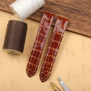 Replacement Cartier Roadster alligator leather strap quickswitch