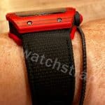Red alligator leather Watch Strap for Cartier Roadster Review