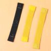 Custom made handmade 20mm yellow Elastic watch bands for Omega x Swatch Speedmaster watch strap