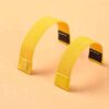 Custom made handmade 20mm yellow Elastic watch bands for Omega x Swatch Speedmaster watch strap