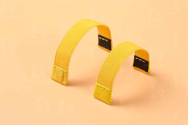 Custom made handmade 20mm yellow Elastic watch bands for Omega x Swatch Speedmaster watch strap
