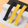 Custom handmade 20mm 21mm Elastic aftermarket yellow orange brown black white Omega watch band & watch straps replacement for Swatch Omega Speedmaster watch strap and buy best Omega Speedmaster straps online from DR watchstrap at a low price