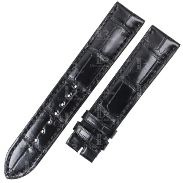 Handmade replacement alligator leather watch bands for Maurice Lacroix Les Classiques straps