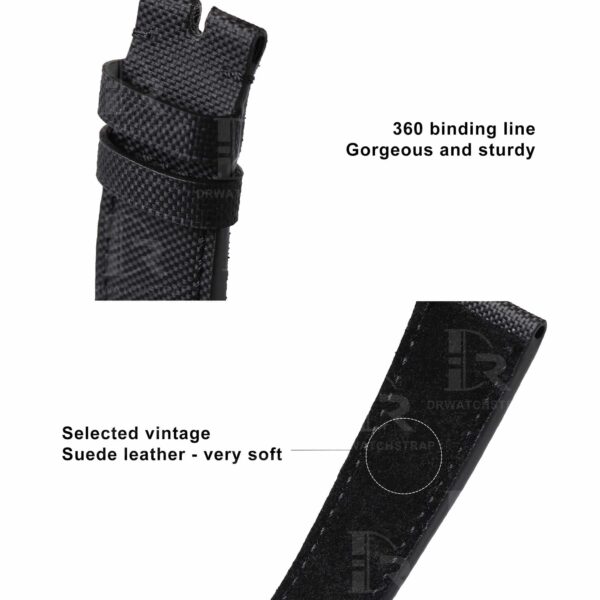 Custom aftermarket best quality nylon fabric canvas material replacement Tudor watch strap and watch band for Tudor Heritage Black Bay 58 41 watches - Shop the high-end nylon watch bands and strap online at a low price
