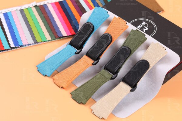 Custom handmade velcro watch bands for Hublot 647 Spirit of Big Bang Moonphase strap