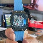Richard Mille Black Velcro strap Nylon watch straps (4)
