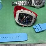 Richard Mille Black Velcro strap Nylon watch straps (3)
