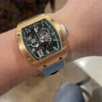 Richard Mille Black Nylon Velcro watch strap