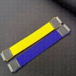 Custom orange elastic watch band for Richard Mille