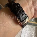 Franck Muller Conquistador 8001 Black alligator leather watch straps (3)