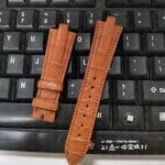 Replacement Leather Strap for Bvlgari Diagono Aluminium AL38A L3276 watch bands for sale u2013 Buy Handmade Alligator watchband