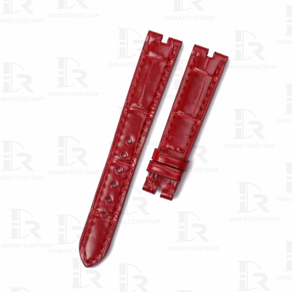 Handmade Red alligator watch band for Van Cleef & Arpels Poetic Complications strap Handmade Red alligator watch band for Van Cleef & Arpels Poetic Complications strap