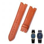 Black brown white satin watch strap for Patek Philippe Twenty-4