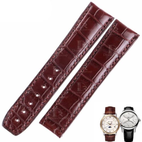 Handmade crocodile leather watch strap for Maurici Lacroix Masterpiece band