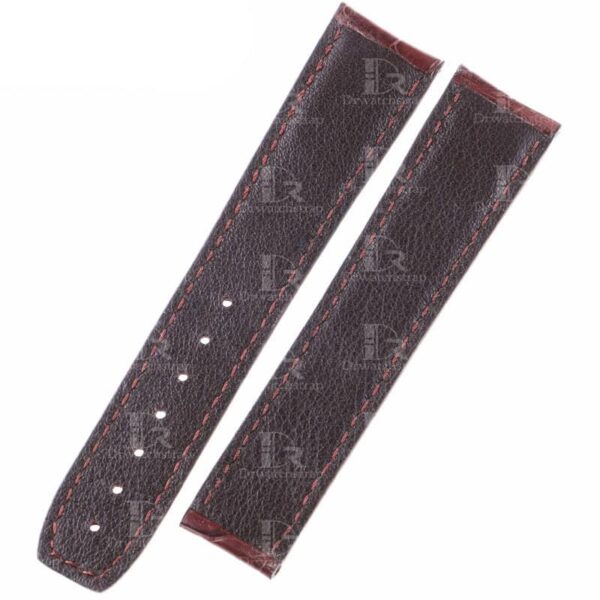 Custom handmade crocodile replacement leather watch straps for Maurici Lacroix Masterpiece band