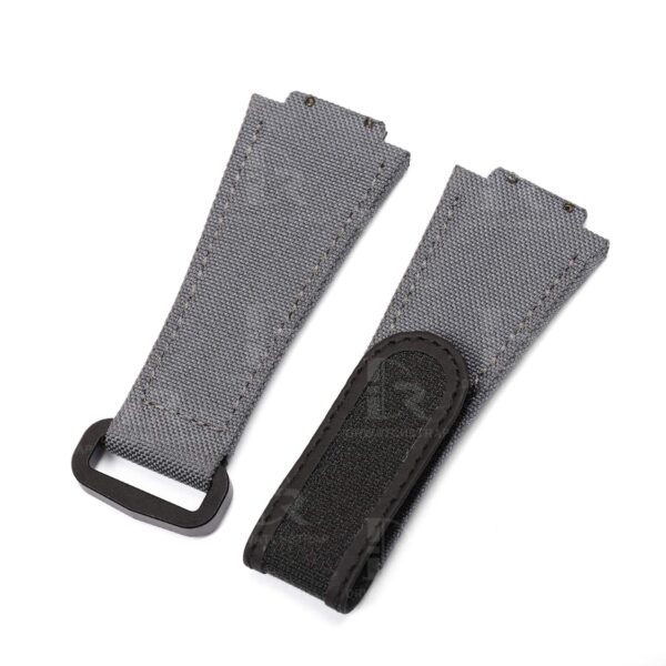 Handmade custom Dark Grey velcro watchband for Hublot 647 Spirit of Big Bang Moonphase strap