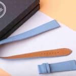 Hermes leather double wrap strap