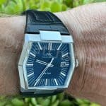 IWC Da Vinci Automatic Black Alligator leather watch band (3)