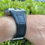 IWC Da Vinci Automatic Black Alligator leather watch band (4)