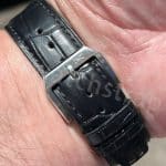 IWC Pilot Mark XVI Black alligator leather watch band IW326601 (2)