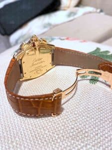 Cartier Roadster Dark blue Alligator leather watch band (4)