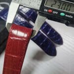 Buy Custom Cartier Santos 100 alligator leather watch straps replacement watch band (2)